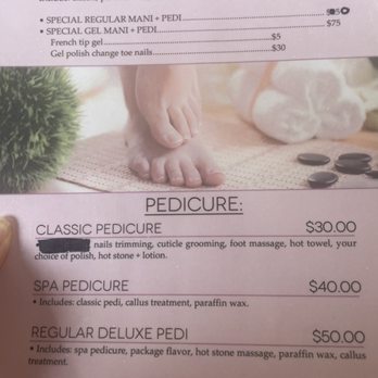 Steve's Spa - Menu - Nail Salons Near Me - Lakeport, California