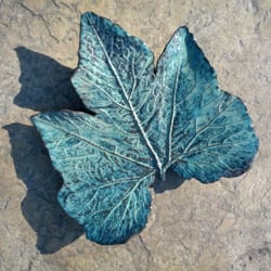 This stoneware leaf can be used to serve appetizers or hung on the wall for an accent in you home decor! Squash Leaf