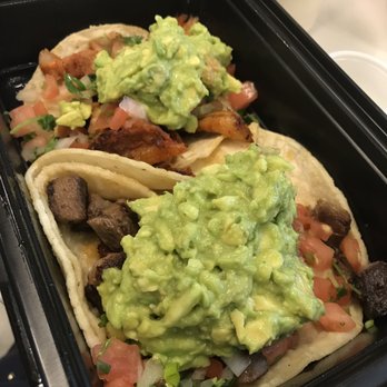 Taco Mix - Alpastor special (back) mini taco and Lengua taco (front) - Tacos Near Me - Brooklyn, New York