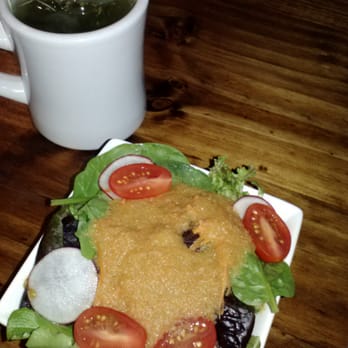 Ramen Wasabi - Tea and House Salad. The salad is part of the $14 brunch special. - Ramen Near Me - Chicago, Illinois Ramen Wasabi - Tea and House Salad. The salad is part of the $14 brunch special. - Ramen Near Me - Chicago, Illinois