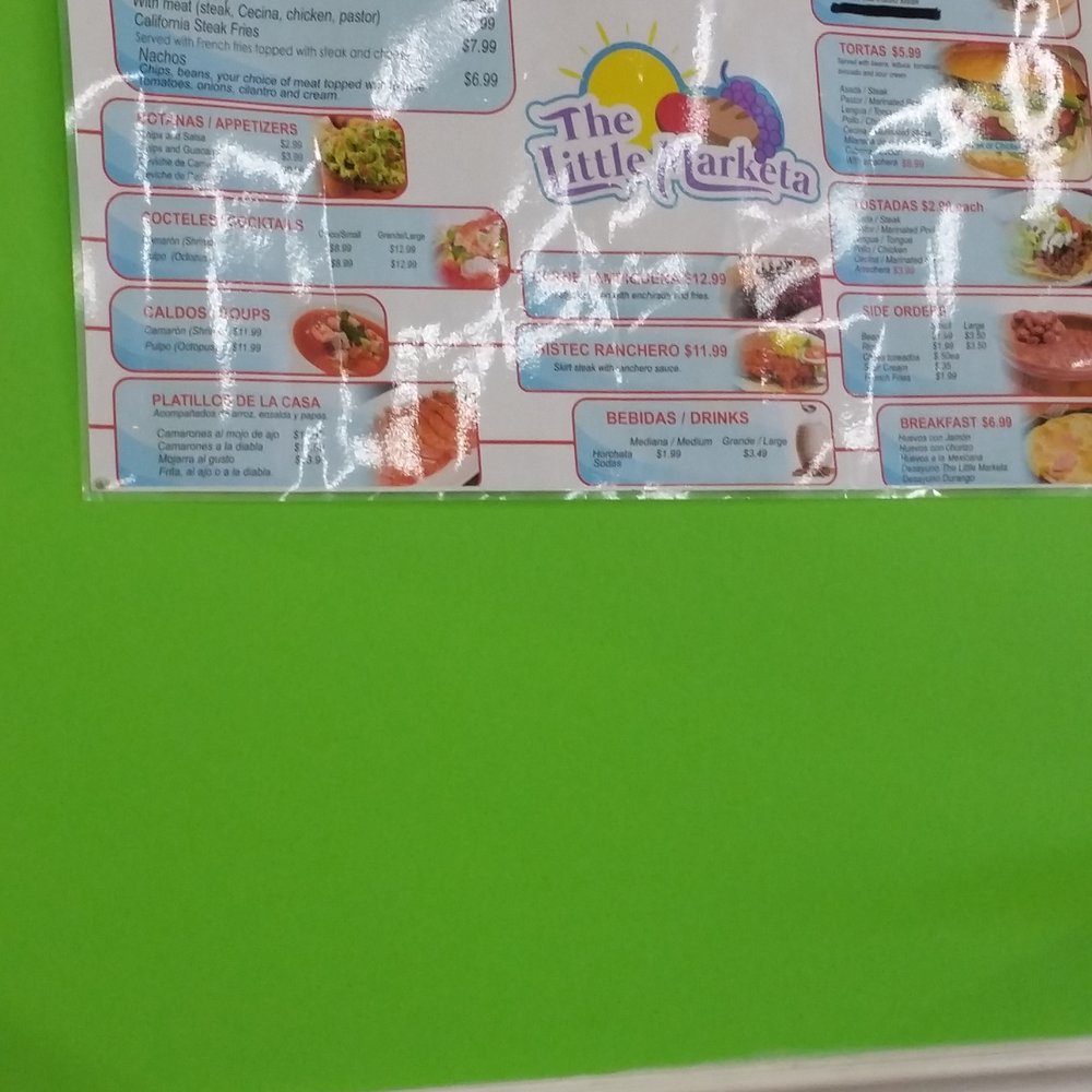 The Little Marketa - Menu - Mexican Near Me - Plano, Illinois