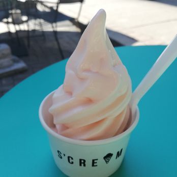 S'cream - Rose flavour soft ice cream~ - Ice Cream & Frozen Yogurt Near Me - Toronto, Ontario