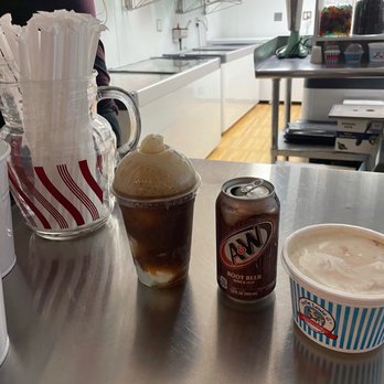 Uncle Louie G - Birthday Cake Root Beer Float & Pint of Apple Pie Ice Cream - Ice Cream & Frozen Yogurt Near Me - Brooklyn, New York Uncle Louie G - Birthday Cake Root Beer Float & Pint of Apple Pie Ice Cream - Ice Cream & Frozen Yogurt Near Me - Brooklyn, New York