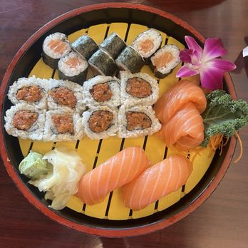 Kyoto Sushi - Salmon Combination - Japanese Near Me - Bastrop, Texas Kyoto Sushi - Salmon Combination - Japanese Near Me - Bastrop, Texas