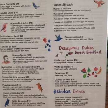 Cucharita - Menu - Bakeries Near Me - Houston, Texas Cucharita - Menu - Bakeries Near Me - Houston, Texas