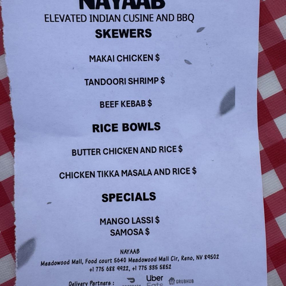 Food truck Friday menu Food truck Friday menu