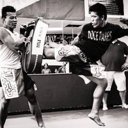Rancho Cordova Martial Arts Center - Demonstration of Frontal Roundhouse