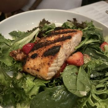 Sixty Vines - Salmon, house salad - New American Near Me - Charlotte, North Carolina Sixty Vines - Salmon, house salad - New American Near Me - Charlotte, North Carolina