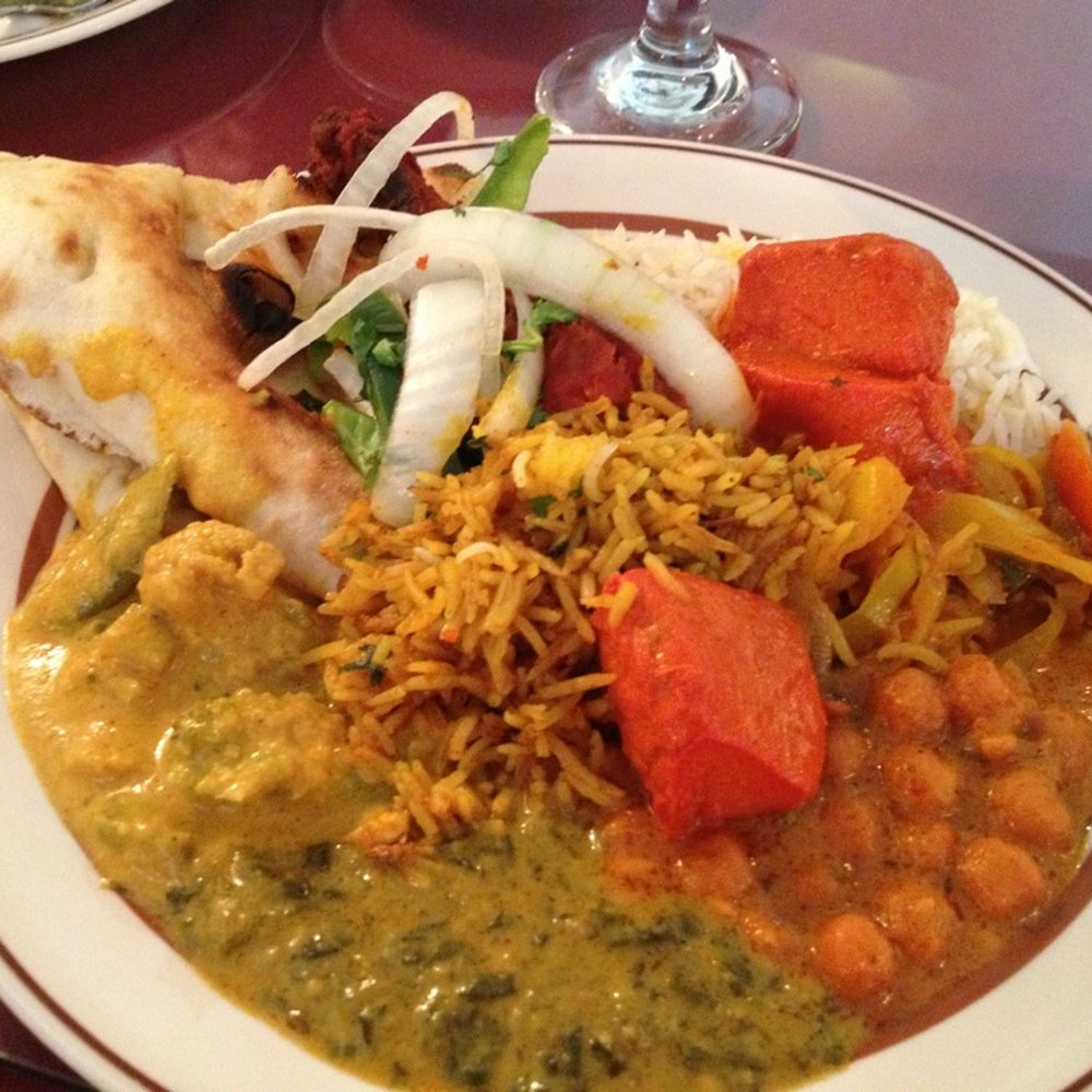 Bombay Flames - My lunch buffet plate - first round - Indian Near Me - John's Creek, Georgia Bombay Flames - My lunch buffet plate - first round - Indian Near Me - John's Creek, Georgia