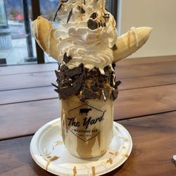 The Yard Milkshake Bar - Protein fluffer nutter shake!