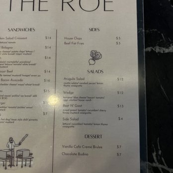 The Roe - Menu - Sandwiches Near Me - Monroe, Georgia The Roe - Menu - Sandwiches Near Me - Monroe, Georgia