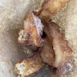 Secured the bag with some fresh hot churros