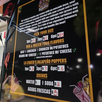 Taquitos La Chata - Menu! - Food Trucks Near Me - Santa Ana, California Taquitos La Chata - Menu! - Food Trucks Near Me - Santa Ana, California
