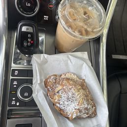 Almond Croissant and Lavender Cold Brew
