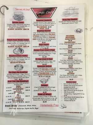 Menu photo 6 The Kings Cafe Rupert, ID