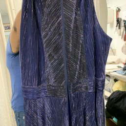 Material taken from the long bottom and used to expand the waist and back.