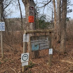 Saugatuck Falls Natural Area - The entrance... The start of our hike