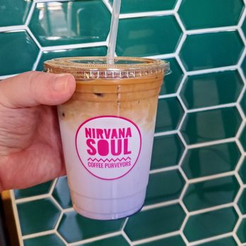 Nirvana Soul Coffee - Mabuhay Ube Latte - Coffee & Tea Near Me - Cupertino, California