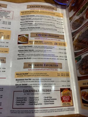 Menu photo 4 Texas Roadhouse Green Bay, WI