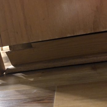 Flooring Liquidators - The base board not stapled back or the panel the pulled loose - Carpeting Near Me - Modesto, California