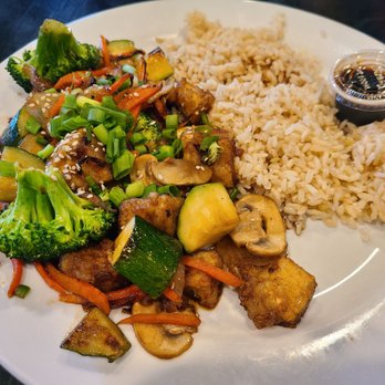 Mile High Cafe - Grilled Tofu and Veggies. I'm not a vegetarian, but I'm SO glad I ordered this. Super flavorful and satisfying! - Asian Fusion Near Me - Idyllwild, California Mile High Cafe - Grilled Tofu and Veggies. I'm not a vegetarian, but I'm SO glad I ordered this. Super flavorful and satisfying! - Asian Fusion Near Me - Idyllwild, California