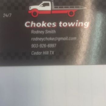 Chokes Towing - Towing Near Me - Cedar Hill, Texas Chokes Towing - Towing Near Me - Cedar Hill, Texas