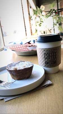 Photo of Mildred's - Kansas City, MO, US. Gooey cake and chia latte