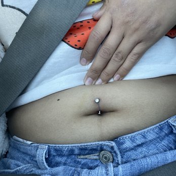 Windflower Piercing Studio - Freshly done navel piercing - Piercing Near Me - Fontana, California Windflower Piercing Studio - Freshly done navel piercing - Piercing Near Me - Fontana, California