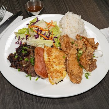 Jessica's - Jasmine Bento: Mahi Mahi, Spam, Teri Beef, Garlic chicken - Breakfast & Brunch Near Me - Aiea, Hawaii Jessica's - Jasmine Bento: Mahi Mahi, Spam, Teri Beef, Garlic chicken - Breakfast & Brunch Near Me - Aiea, Hawaii