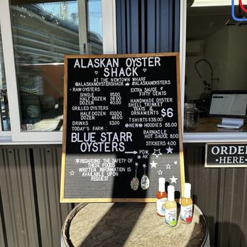 Alaskan Oyster Shack - Menu (Sept 2026) - Seafood Near Me - Ketchikan, Alaska
