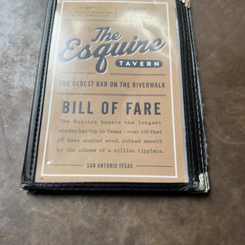 The Esquire Tavern - Menu - Lounges Near Me - San Antonio, Texas The Esquire Tavern - Menu - Lounges Near Me - San Antonio, Texas