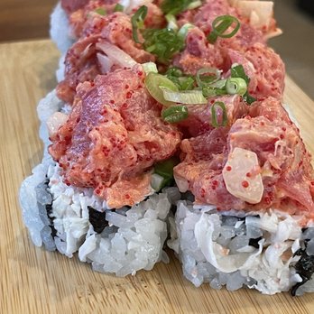 Hana Sushi - 8/2022 Lava Flow Roll $15 - Japanese Near Me - Honolulu, Hawaii Hana Sushi - 8/2022 Lava Flow Roll $15 - Japanese Near Me - Honolulu, Hawaii