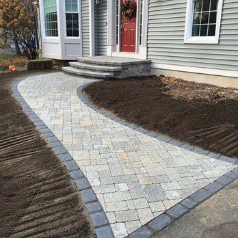 K&O Landscaping - a brick paver walkway and steps - Landscaping Near Me K&O Landscaping - a brick paver walkway and steps - Landscaping Near Me