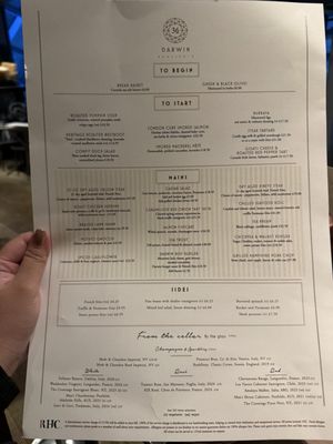 Menu photo 2 Darwin Brasserie London, XGL