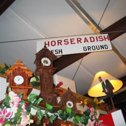 Candlelight Creations - Clocks (and an advertisement for the house horseradish)