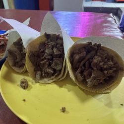 Los Mejores Tacos de Puebla - Asada tacos plain.