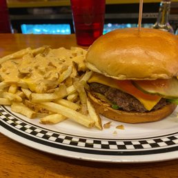 Short-Stop Burger, Side of Fries Short-Stop Burger, Side of Fries
