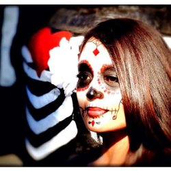 Glazed Makeup Studio - Day of the Dead makeup.