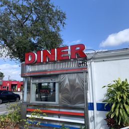 Exterior outside entrance of Jack's Hollywood Diner - Hollywood, Florida Exterior outside entrance of Jack's Hollywood Diner - Hollywood, Florida