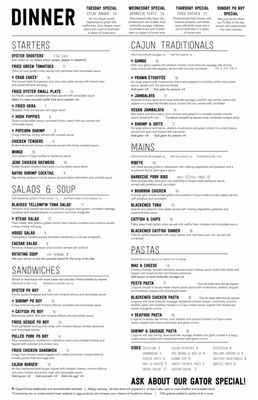 Menu photo 3 Bayou on Bay Bellingham, WA Menu photo 3 Bayou on Bay Bellingham, WA