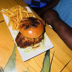 Salty Shamrock - Blackened grouper sand