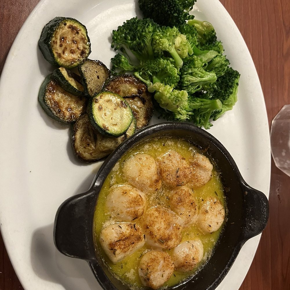 Seasonal special. Scallops in butter sauce. Seasonal special. Scallops in butter sauce.