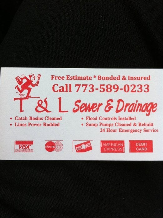 Slide of T & L Sewer & Drainage