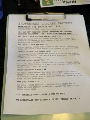 Menu photo 6 Brownstone Pancake Factory Freehold, NJ Menu photo 6 Brownstone Pancake Factory Freehold, NJ