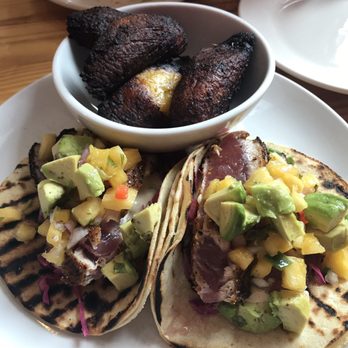Savorez - Tuna tacos with plantains - Latin American Near Me - Wilmington, North Carolina