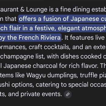 CIEL Restaurant & Lounge - Only thing close to Japanese was a Chicken Katsu Dish - Lounges Near Me - Houston, Texas CIEL Restaurant & Lounge - Only thing close to Japanese was a Chicken Katsu Dish - Lounges Near Me - Houston, Texas