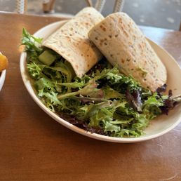 A wrap, turkey, avocado, wonderful A wrap, turkey, avocado, wonderful