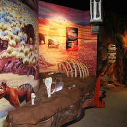 Wadlata Outback Centre - The beginning of the Tunnel of Time, when the dinasaus roamed the land
