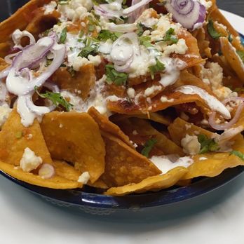 Cups Cafe - Chilaquiles with red sauce. - Breakfast & Brunch Near Me - Palm Desert, California Cups Cafe - Chilaquiles with red sauce. - Breakfast & Brunch Near Me - Palm Desert, California