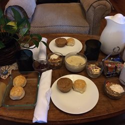 Breakfast. Hot and delicious.
